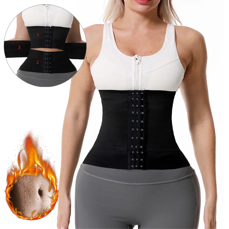 Men's and Women's Fitness Corset Belly Band Sports Waist Shaping Belt Waist Training Violently Sweat Postpartum Body Shaping Row