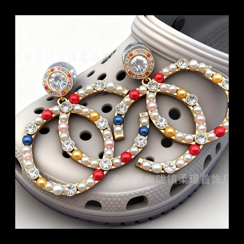 

Simple and High-end Letter Texture Flat Replacement Versatile Fashion Material Light Luxury Jewelry Shoe