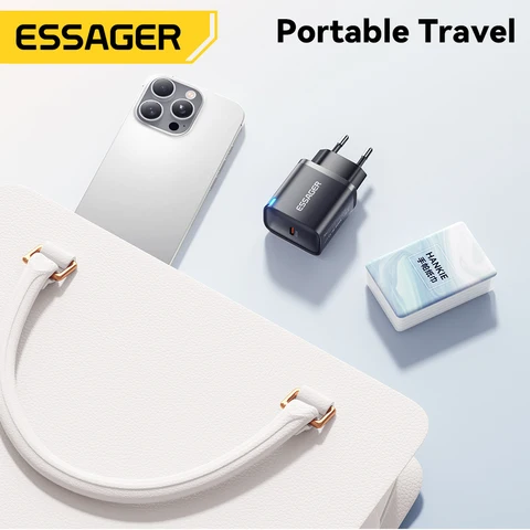 Зарядное устройство Essager Mini 30W Type C PD QC3.0 для iPhone и Android — изображение продукта