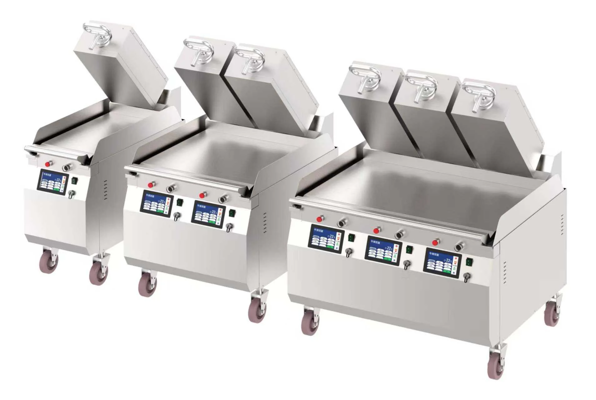 Automatic Clamshell Burger Grill Programmable Electric Two Sided Cooking Griddle Fast Heating Machine for Mcdonalds Kitchen
