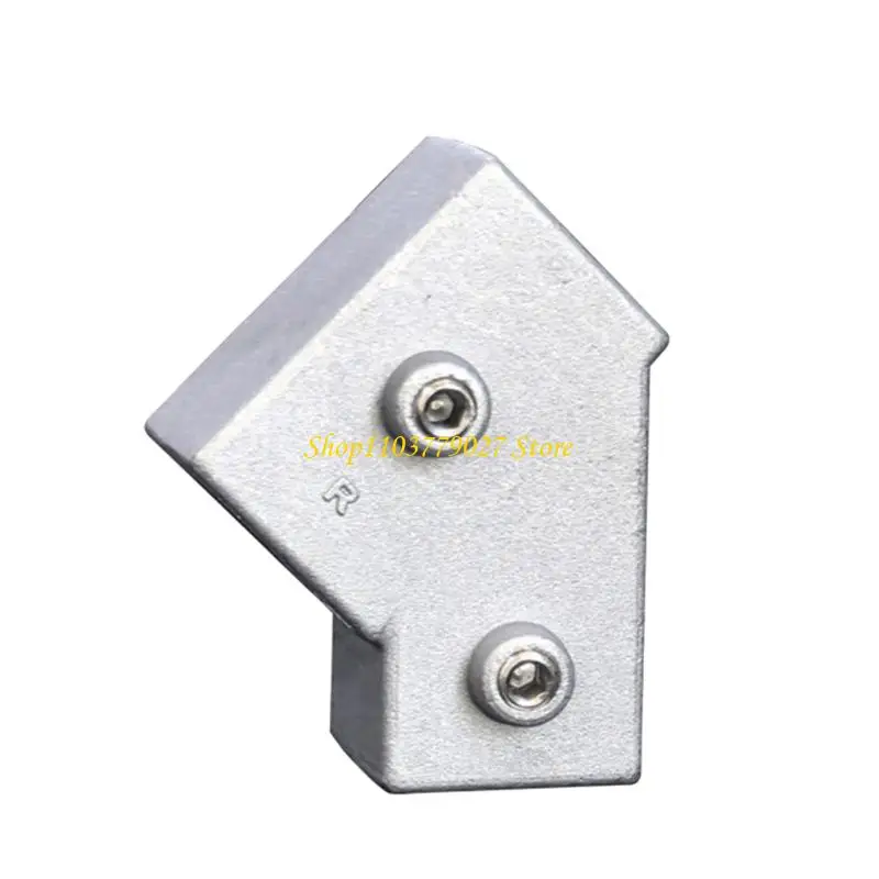 C4DF Square Pipe Fixed Joint Storage Rack Connector Aluminum Alloy Joint Fittings Connection Fastener Easy to Install