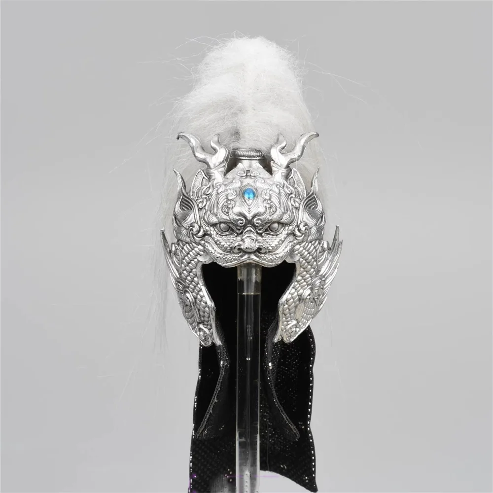 1/6 303TOYS x JSTOYS Romance of the Three Kingdoms Man Zhao Yun Silver Helmet 2 Version Armhand Leg Armor Accessories 12 Figure