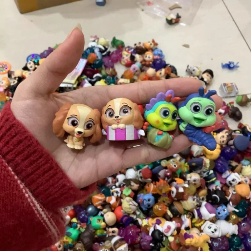 Фигурки аниме Disney, дверные принадлежности, серия 13, рост, Ариэль, принцесса Эльза, коллекция с большими глазами, модель игрушки, подарки для детей