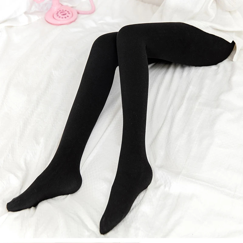 Thin Tights Socks Lingerie Autumn Pantyhose Tights Warm No Fleece Women Winter Stockings Elasticity Slim Black Tights