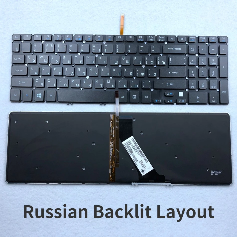 

Russian Backlit Keyboard for Aspire Aspire VN7-591G-73Y5 VN7-591G-77FS VN7-591G-7857 VN7-591G-79YZ VN7-591G-71W9 VN7-591G-729V