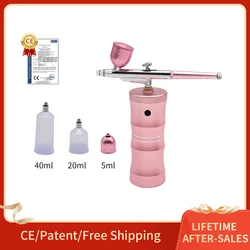 High Pressure Nano Level Oxygen Injection Sprayer Hydrating Skin Care Nail Art Cake Artifact Air Gun Beauty Instrument