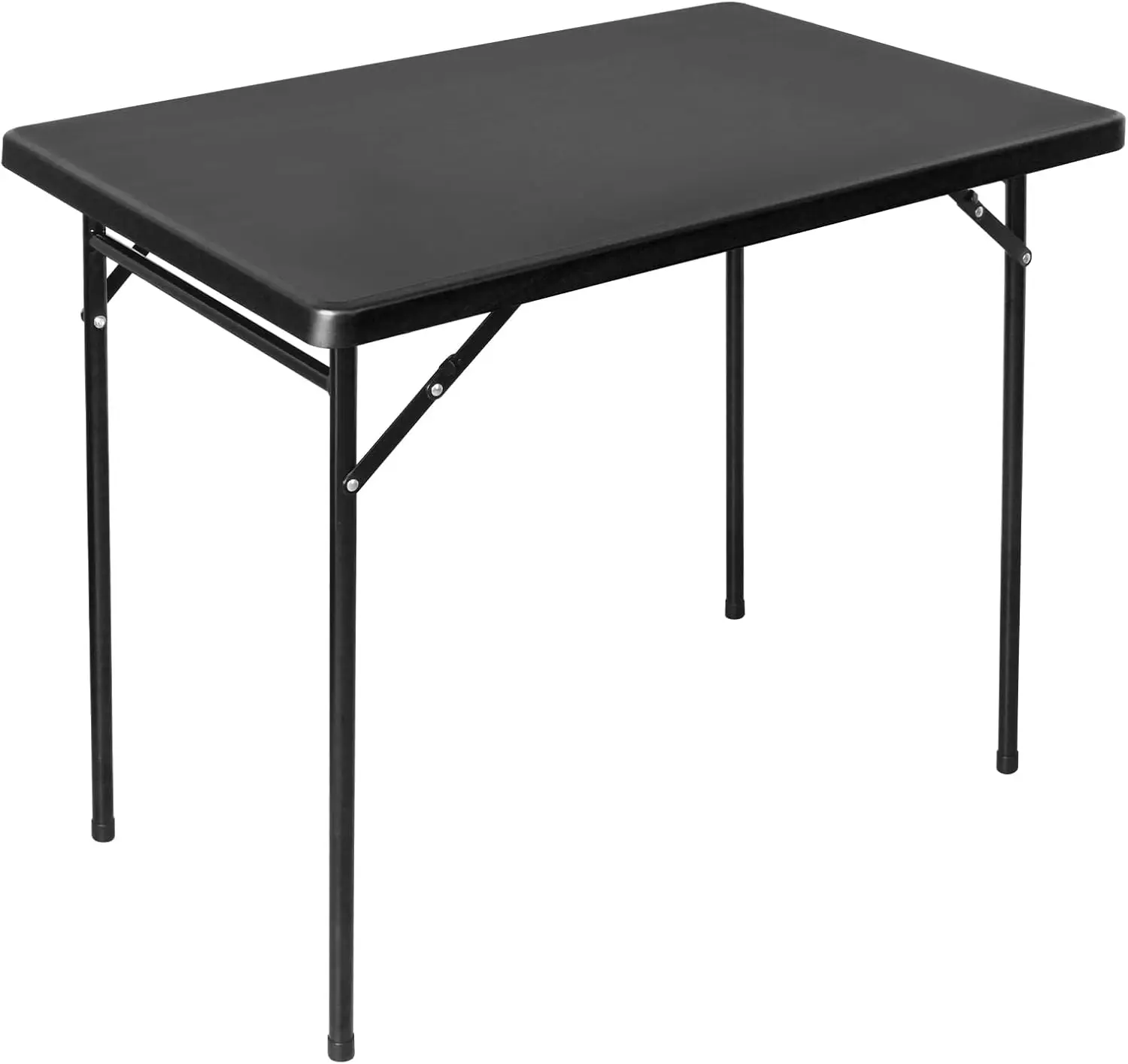

Folding Table 3ft Rectangular All-Occasion Plastic Folding Event Table for Indoor and Outdoor, Portable Desk, Camping