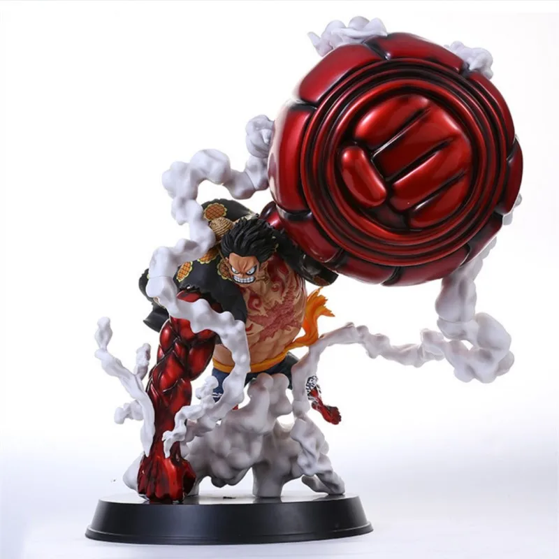 

Japanese Anime One Piece Figure Statue 25CM PVC Gear Fourth Big Hand Luffy Figure Decoration Model Toys For Collection ZH484