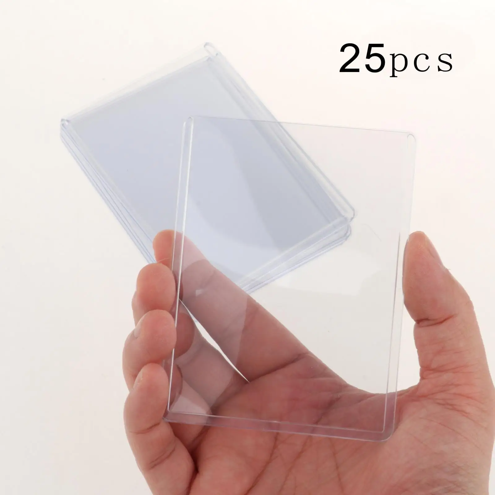 25x Card Sleeves Card Holder Protective Display Portable Collecting Supplies Card Protectors for Golf Hockey Cards