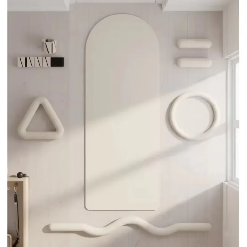 Custom Logo High-quality Anti Slip Arch Shaped Thick Natural Rubber Yoga Gear PU Yoga Mat Set for Pilates Studio