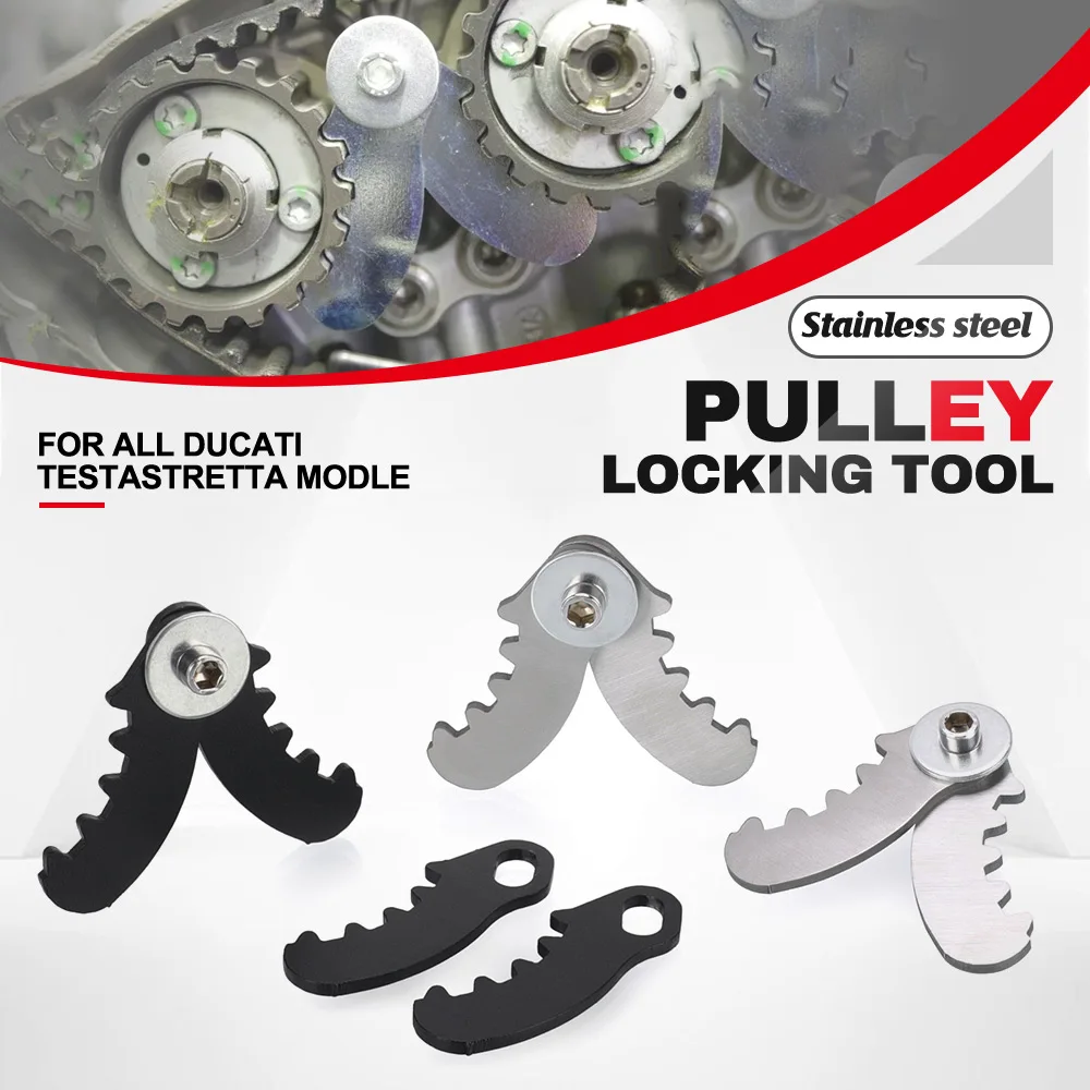 4PCS For Ducati Testastretta Toothed Belt Camshaft Pulley Locking Tool Monster 1000 Diavel Multistrada 950 1200 Streetfighter