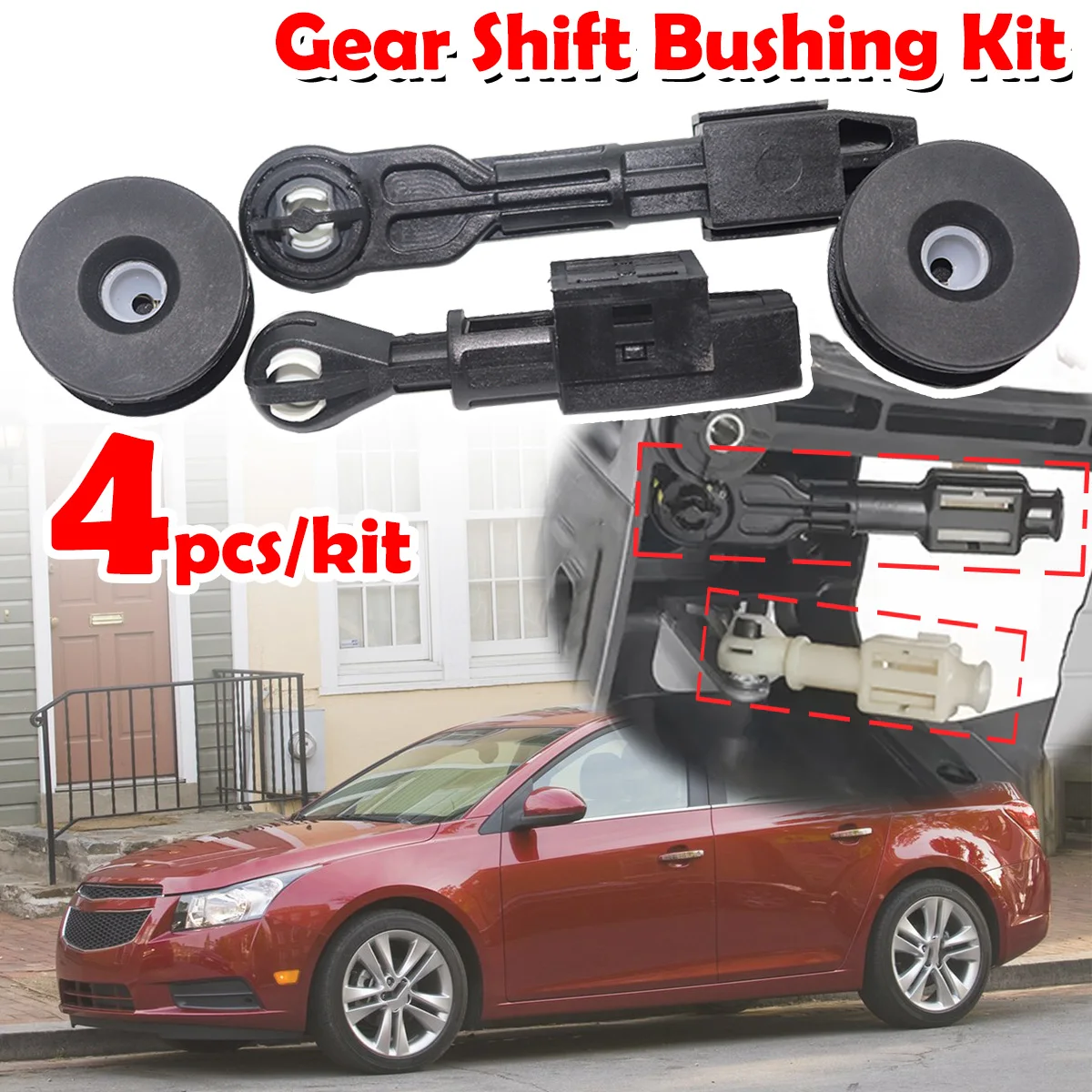 

MT Gear Shift Cable Linkage End Round Rod Bushing For Chevrolet Cruze J300 2008-2016 Gearbox Shifter lever Selector Collet