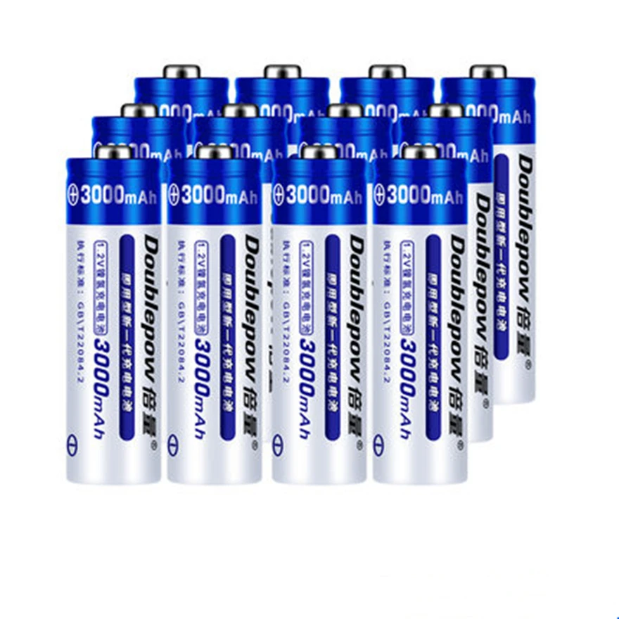 

12pcs/lot Original 1.2v 3000mAh AA rechargeable battery Ni-MH rechargeable battery microphone special AA rechargeable battery