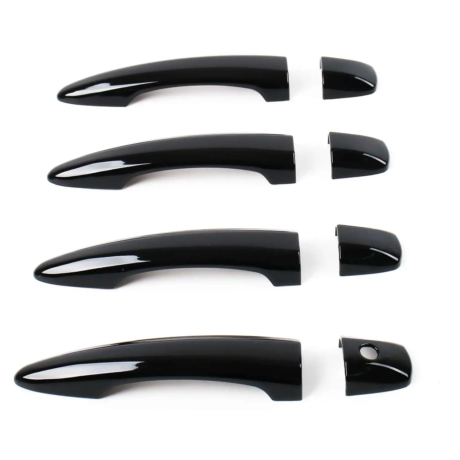 For Nissan X-Trail Rogue T32 T33 2026 2014-2020 2021 2022 2023 2024 2025 Glossy Black Car Door Handle Covers Styling 3d Stickers