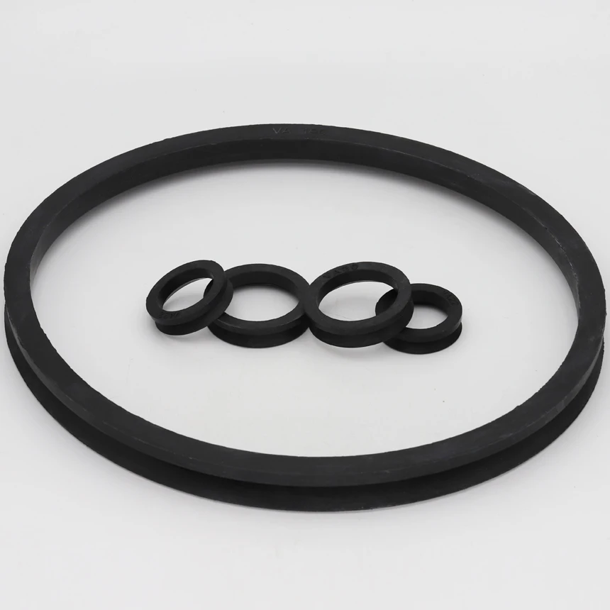 VA 10/20/30/40/50/60/70/80/90/100/150/200/250/300/400-450 NBR Rubber O V Ring Gasket  Sealing Cuff Rotary Rod Shaft Water Seal