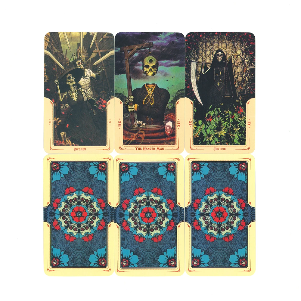 Tarot Santa Muerte Deck Cards Fate Divination Table Games Playing Card Family Party Board Game Entertainment In Spanish Tarot