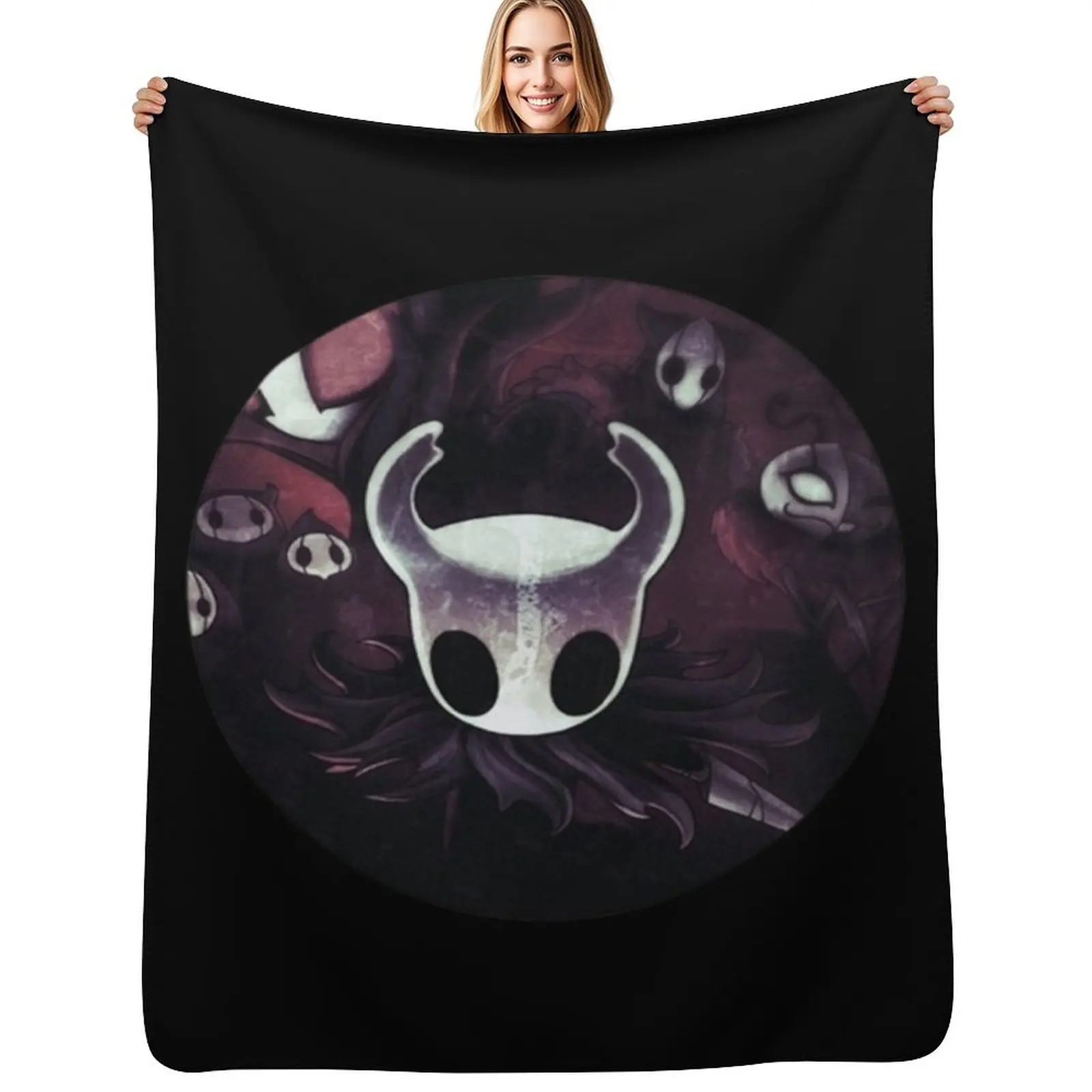 hollow knight Throw Blanket Luxurious Soft Blanket Holiday Gift for Family