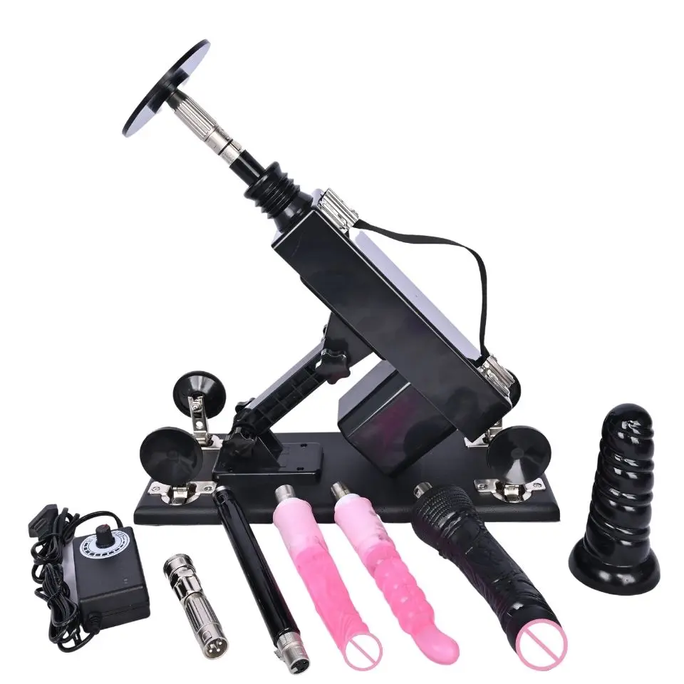 

ROUGH BEAST Automatic Vibartor for Female Masturbation Sex Machine Pumping Gun 3XLR Big Black Dildo Adult Sex Toys