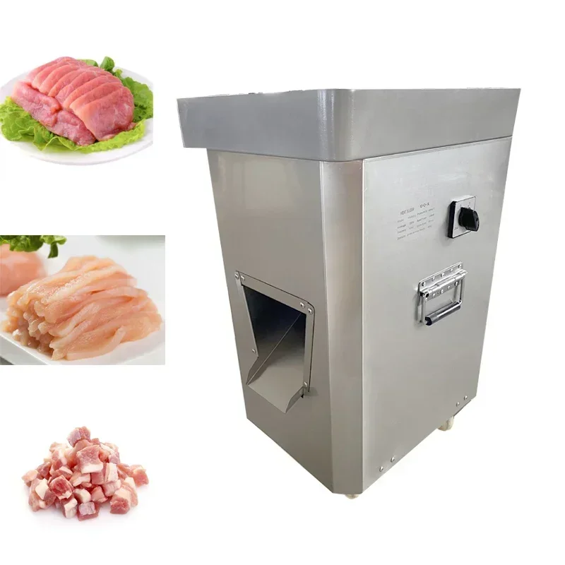 1500W Vertical Meat Slicer For Restaurant Cafeteria Hotel Meat Processing Equipment Commercial Slicing Shredding Dicing Machine