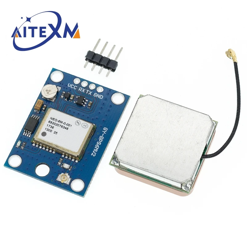 GY-NEO6MV2 New NEO-6M GPS Module NEO6MV2 with Flight Control EEPROM MWC APM2.5 Large Antenna for Arduino