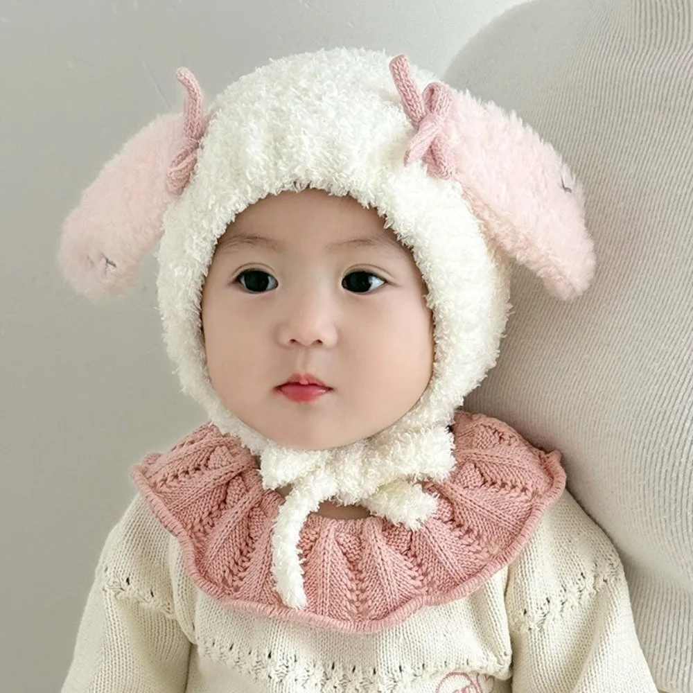 قبعة عصرية لحماية الأذن مقاومة للبرد، قبعة حرارية مريحة للأطفال، قبعة من الصوف، نشاط التزلج