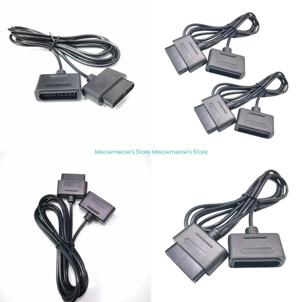 

W91A Удлинительный кабель с усиленными вилками для классических игровых консолей, гибкая конструкция длиной 1,8 м