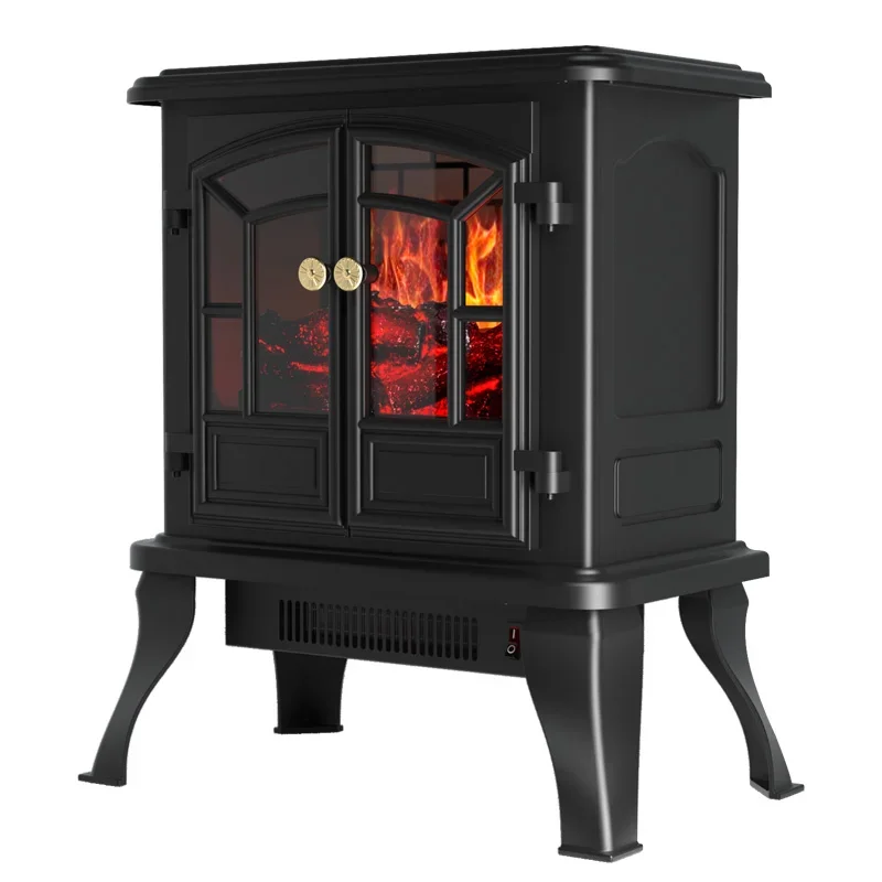 سخان مدفأة كهربائي على الجمل 220 فولت مع لهب واقعي داخلي تسخين سريع من الجرافين هواء دافئ BDB #5