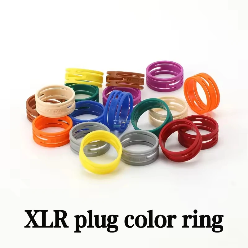 White XLR Connector Identification Ring for NC3FXX NC3MXX Audio Cable Plugs