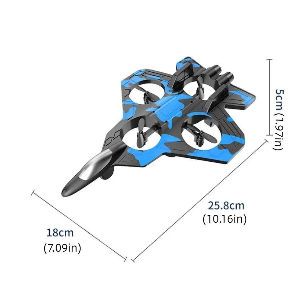 Espuma EPP Control remoto Espuma Fighter RC Drones Recargable Helicóptero de cuatro motores Juguete Detección de gravedad Portátil