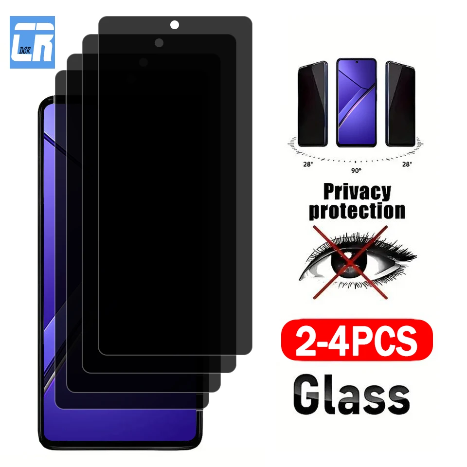 

2-4pcs Anti Spy Privacy Tempered Glass for Realme Neo7 Turbo 7X 7 SE Screen Protector for Realme GT Neo 5 SE 3 3T Neo2 2T Glass