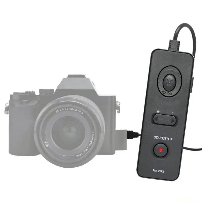 E56B RM-VPR1 Remote Shutter Release Cable for A9 A7S A7RV A7R A6400 A6500 A6600 A6700