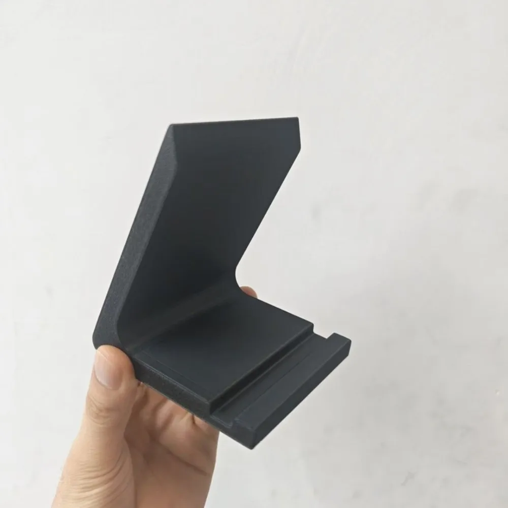 3D Printed Record Player Holder Plastic Front Stops Vertical CD Holder Minimalist Slanted Support Vinyl Record Display Rack