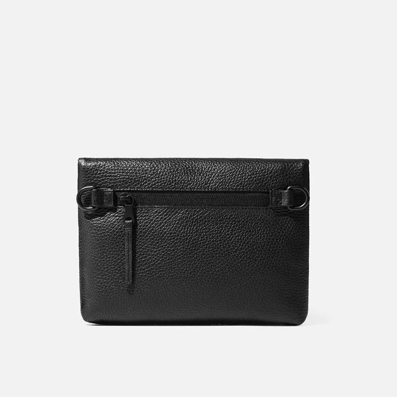 High Quality Full Grain Leather Bags Minimal Grams28 153 Sling Mini Men Leather Crossbody Bag