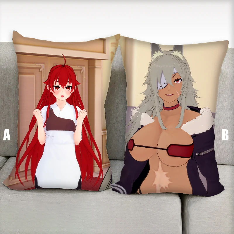 Anime Dakimakura Ghislaine Dedoldia Koikatu Party Girl Half-body Cartoon Pillow Case Double Sided Printing