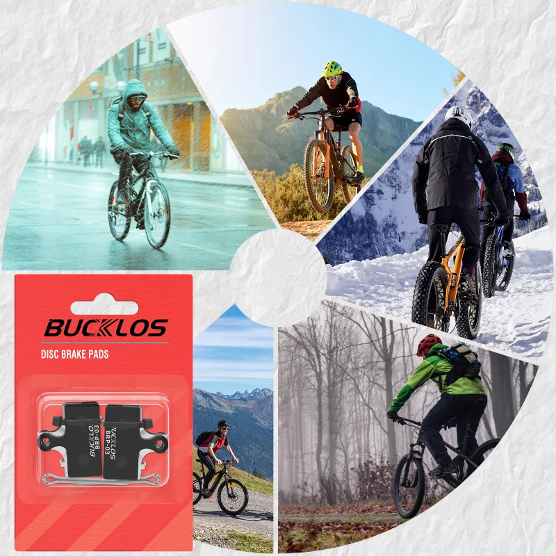 BUCKLOS Harz-Fahrradbremsbeläge für SHIMANO F01A F03C G01A G01S G02A G03C Fahrrad Hydraulische Bremsen Beläge MTB Pads – Detail 6