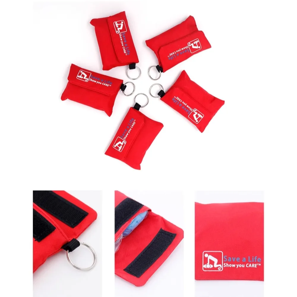 AED First Responder Kit with CPR Rescue Mask Need to Prepare Cardiac Arrest Patients for Life-saving Treatment