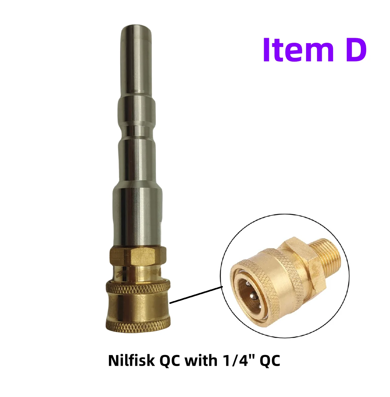 1/4“ Schneeschaumlanze & Adapter Für Nilfisk Produktbild-Vorschau 2