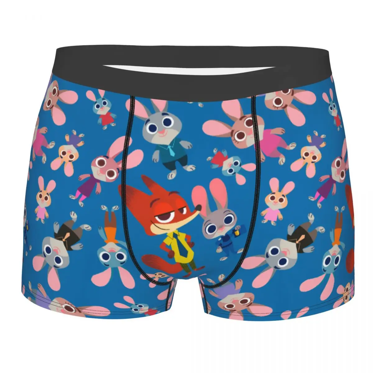 

Мужские трусы-боксеры с принтом «Зоотопия» (Джуди, Ник, Гэри), мягкие, модные, с мультяшным рисунком