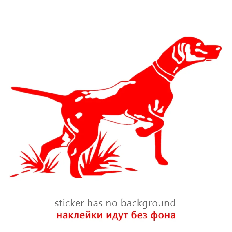 Pointer Hunting Dog Funny Car Sticker Vinyl Decal Auto Stickers for Car Bumper/rear Window,21cm*14cm