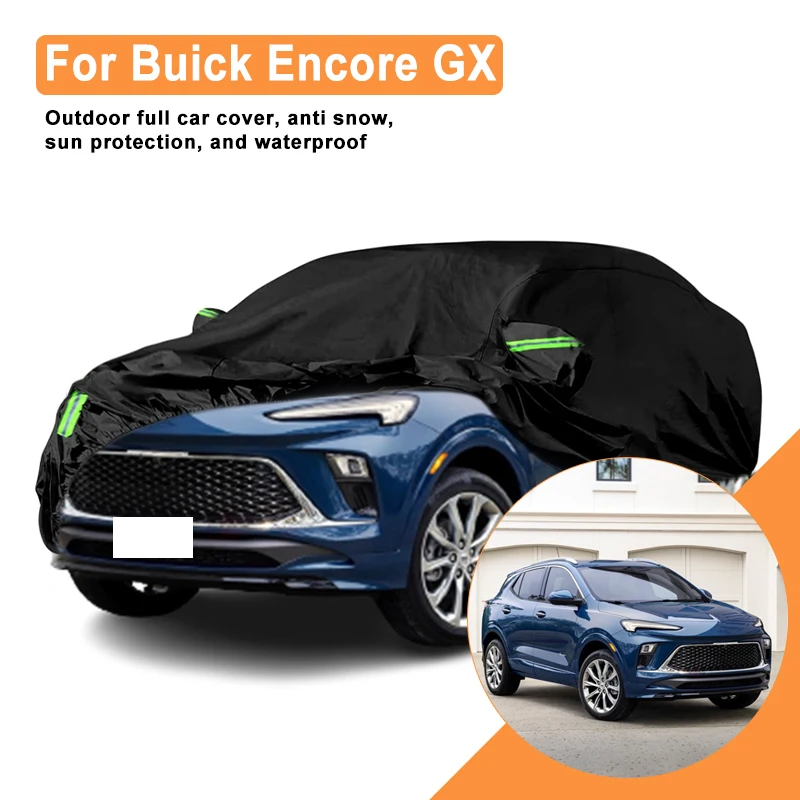 

Full Car Cover for Buick Encore GX Outdoor Use - Waterproof Snowproof Sunshade, Winter & Summer Auto Protection Accessories
