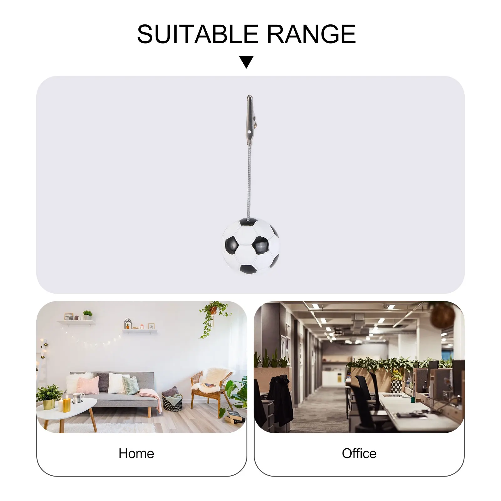 

5Pcs Ball Sports Modeling Photo Clips Creative Soccer Style Photo Pegs and Paper Clamps DIY Paper Clips