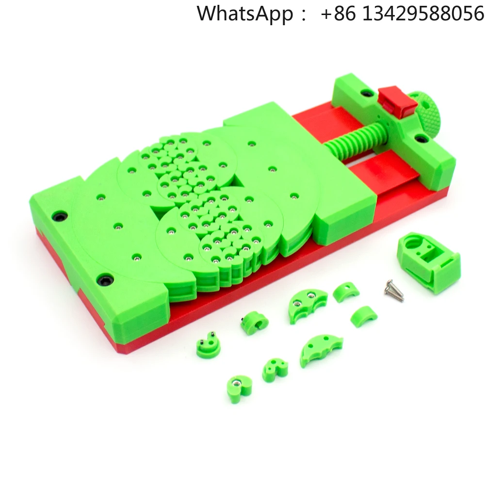 

Fractal Bench Vise | 3D Printed Handmade Clamp | Multi-Functional Universal Flat Jaw Clamp | DIY Tool for Any-Shape Gripping