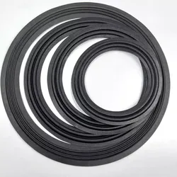2pcs 8 10 12  Inch Speaker Cloth Edge Two Fold Ring  Suspension Surround Subwoofer Repair Accessories