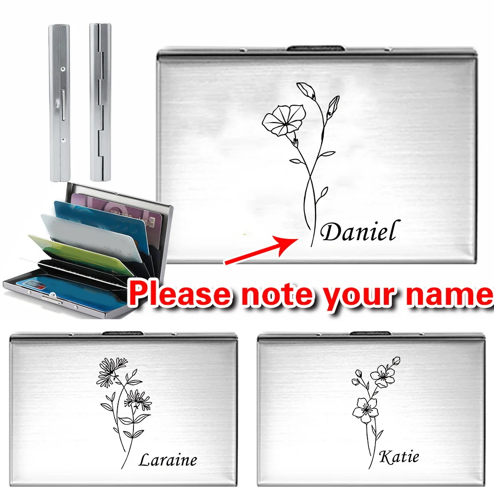 

Алюминиевый держатель для удостоверения личности Держатель для кредитных карт RFID Ультратонкий металлический держатель для карт