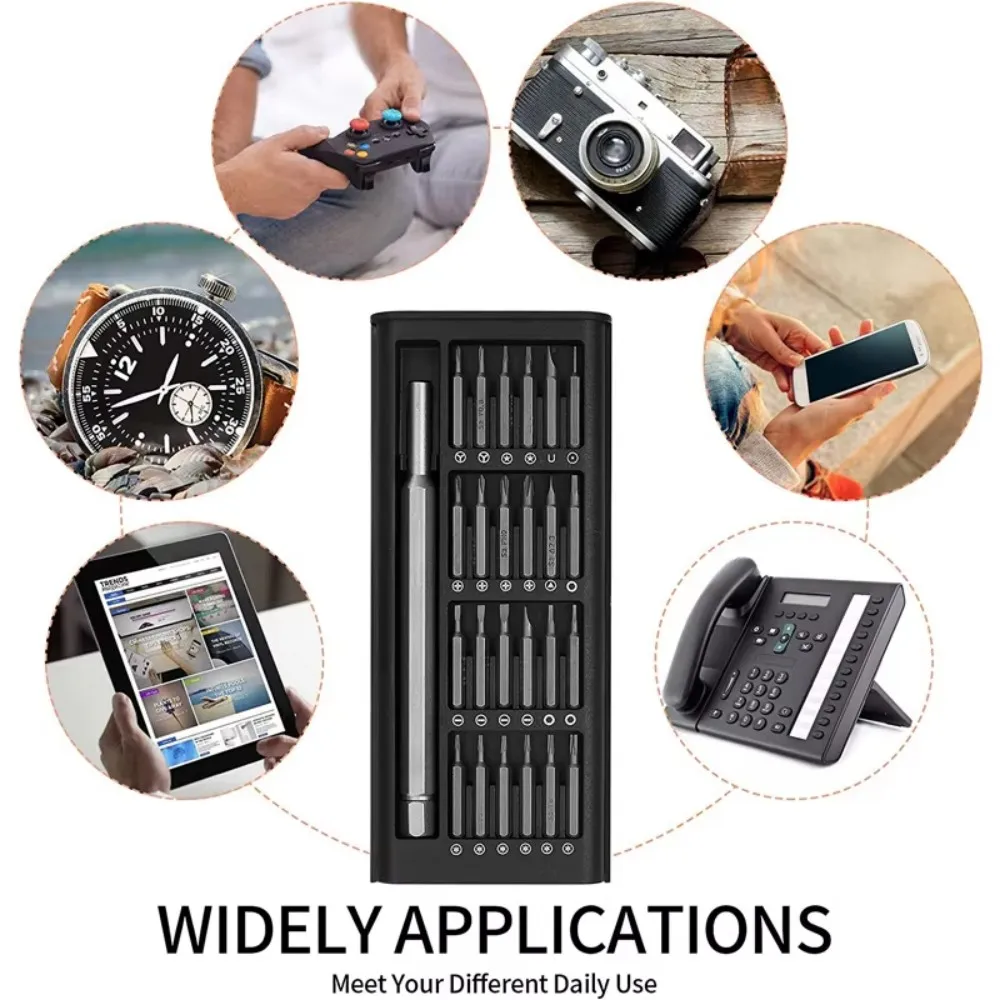 25 In 1 With Screwdriver Set 24 Piece Magnetic Precision Mini Pocket Screwdriver Set, Small Repair Set For Mobile Phone/PC/Camer