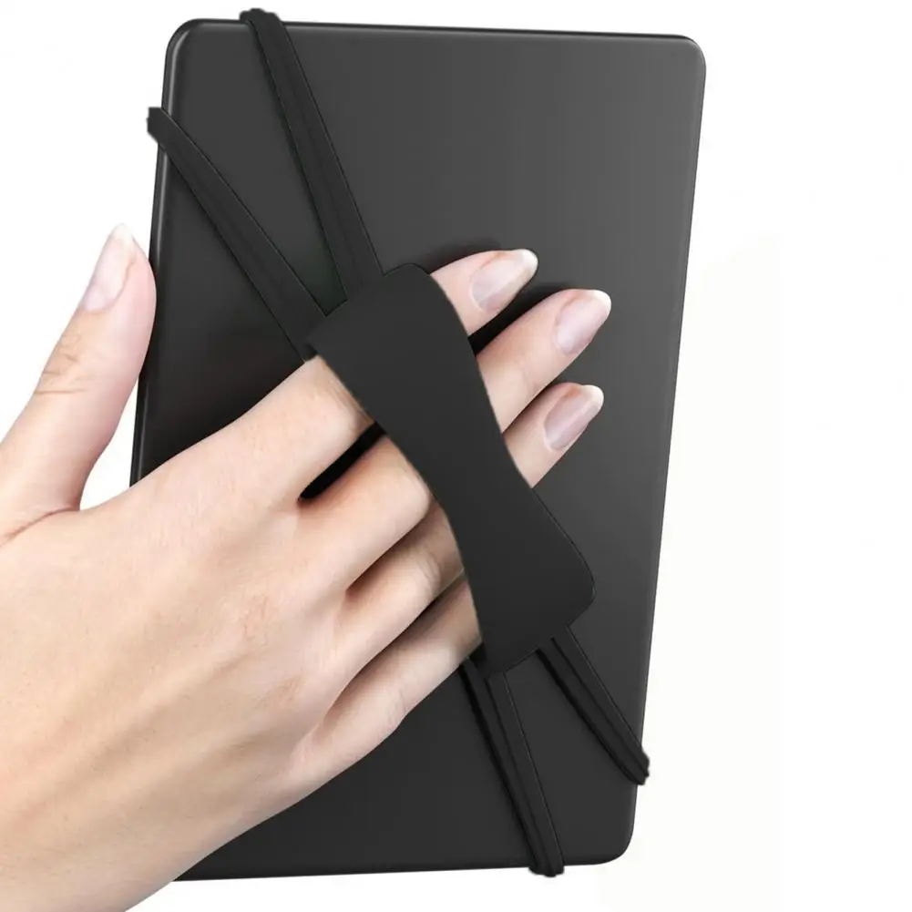 

Hand Grip Strap Elastic Hand Strap Universal Silicone Hand Strap for Kindle Tablets Secure Lightweight Finger Grip for E-book