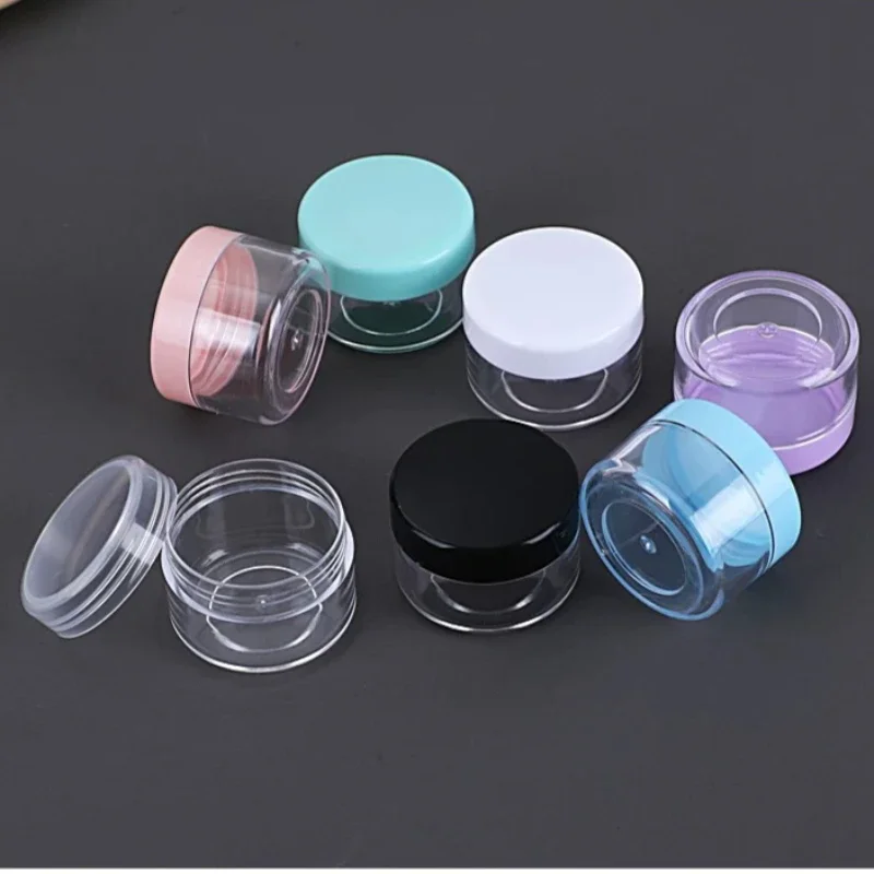 10g 15g 20g Cream Box Cream Bottle Trial Sample Empty Container Make Up Vials Face Cream Sample Pots Box Transparent Bottling