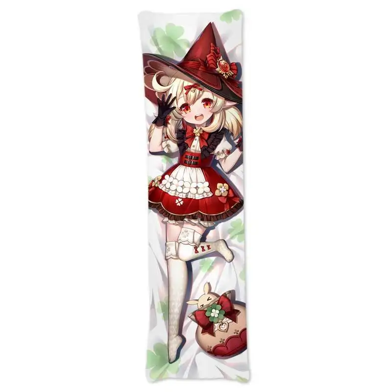 Аниме Genshin Impact Klee Sexy Dakimakura Cushion Cosplay рождественские подарки SM