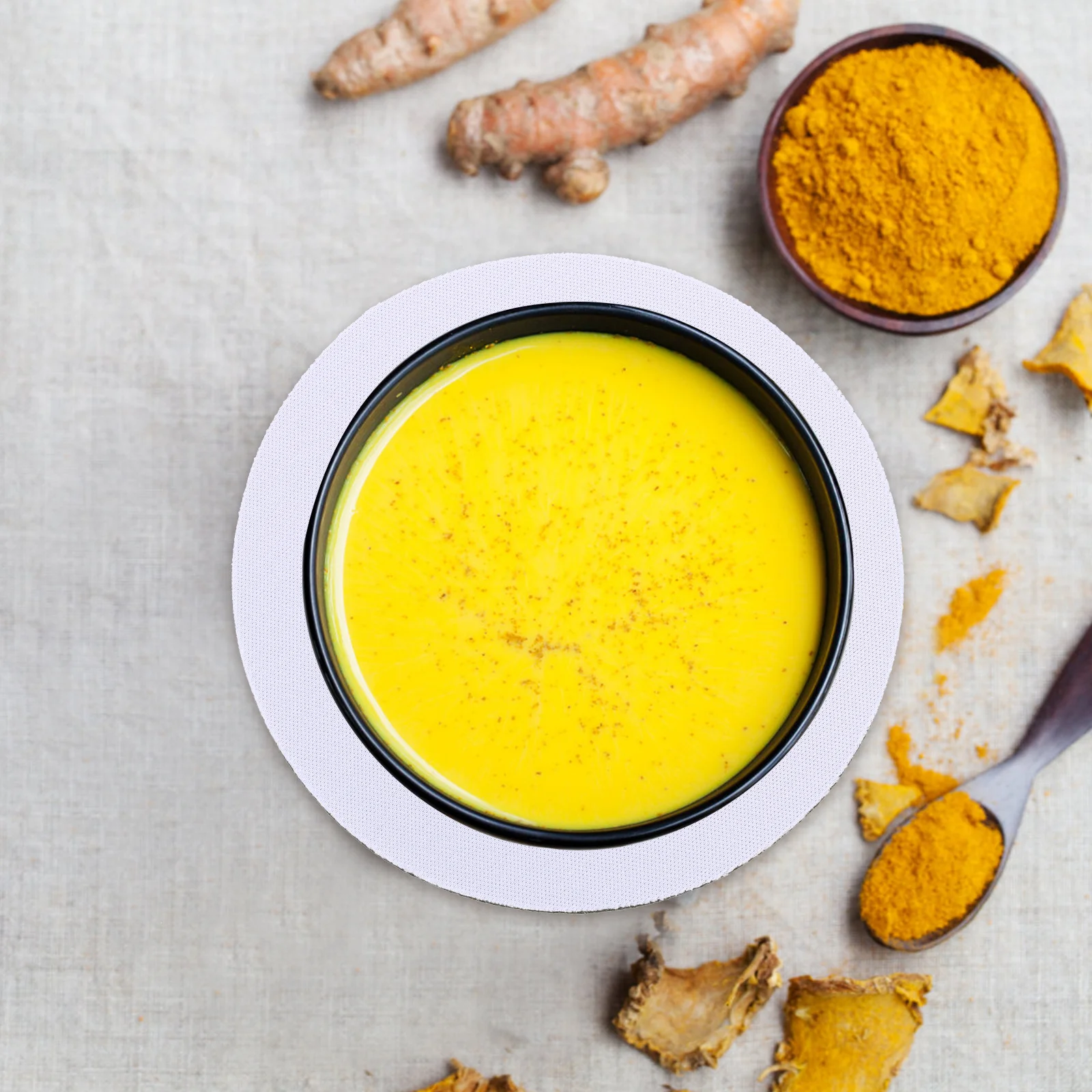 10Pcs Sublimation Blank Heat Transfer Coasters Anti-Scald DIY Cup Mats for Home Hotel Restaurant Table Protection