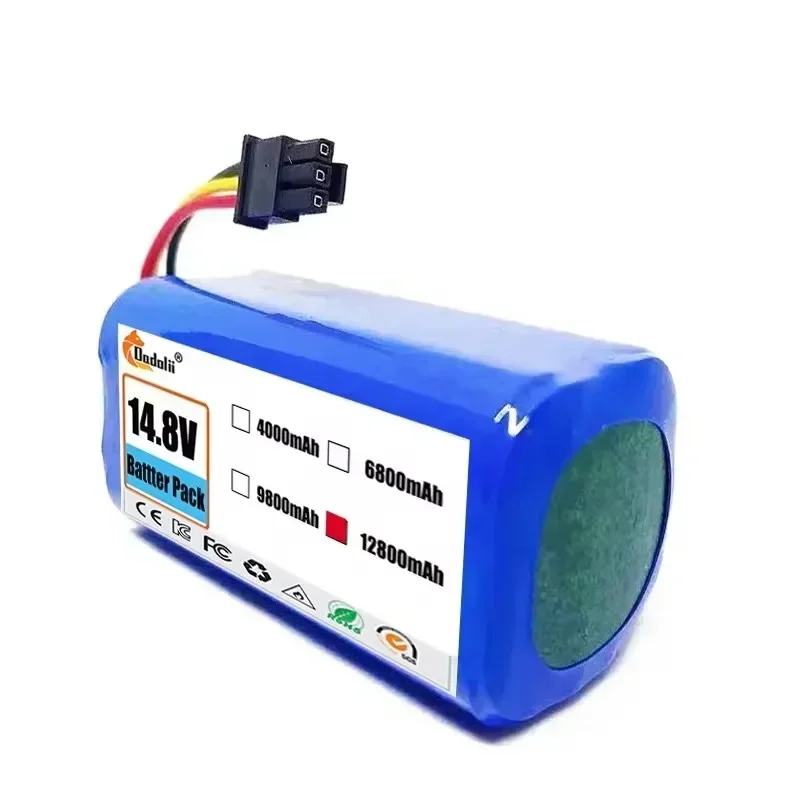 New 14.4V 12800mAh Li-ion Battery Pack For 360 C50 Robot Vacuum Cleaner Part